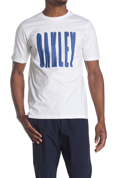 Shop Oakley Stretch Logo T-shirt In White