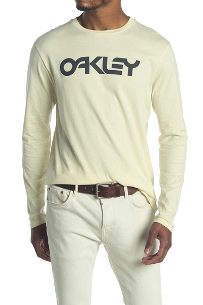 Shop Oakley Marc Ii Long Sleeve T-shirt In Seed Pearl