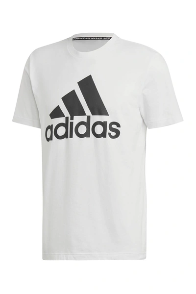 Shop Adidas Originals Must Haves Badge Of Sport Tee In White/blac