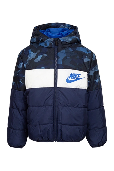 Shop Nike Just Do It Puffer Jacket In U90midnigh