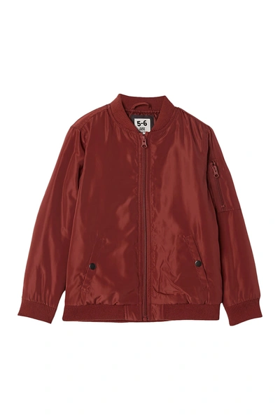 Shop Cotton On Airforce Bomber Jacket In Henna