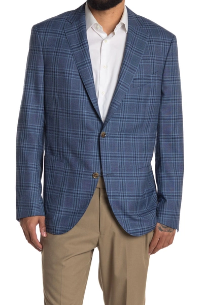 Shop Luciano Barbera Giacca Soft Blazer In Med Blue
