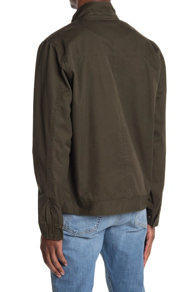 Shop Rodd And Gunn Wingate Zip Jacket In Olive