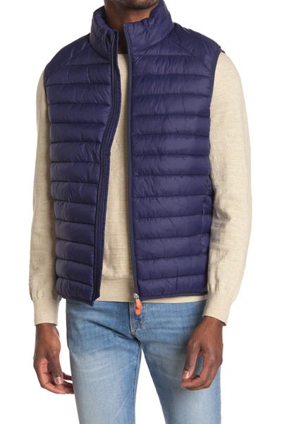 Shop Save The Duck Solid Zip Puffer Vest In 1504 Eveni