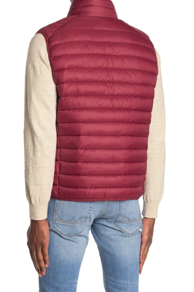 Shop Save The Duck Water & Wind Resistant Puffer Vest In 1955 Ruby