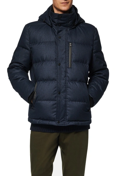 Shop Andrew Marc Drummond Puffer Jacket In Ink
