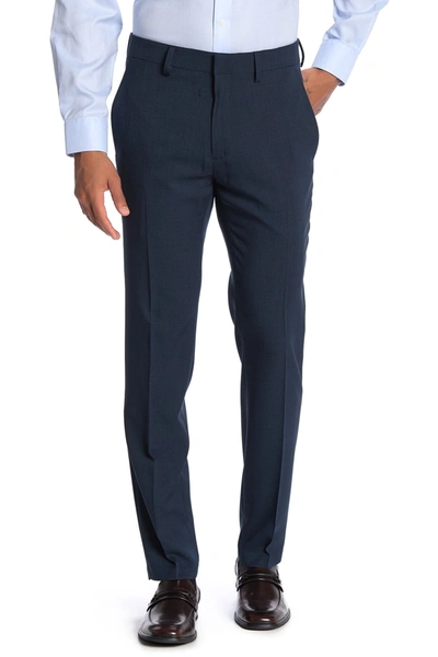 Shop Kenneth Cole Reaction Tic Weave Slim Fit Dress Pant In Ink