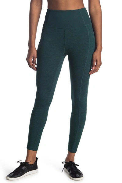 Shop X By Gottex Vanessa High Waist Ankle Leggings In Forest Htr