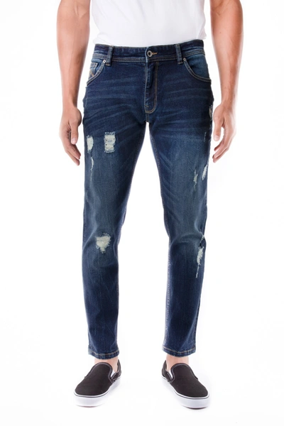 X-ray Skinny-fit Stretch Five Pocket Jeans In Indigo