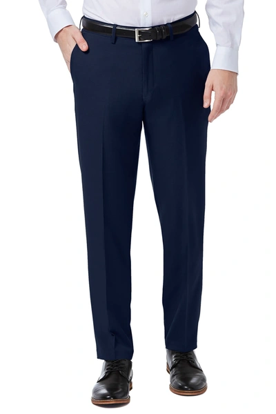 Shop Haggar Premium Comfort Dress Pant Slim Fit In Blue