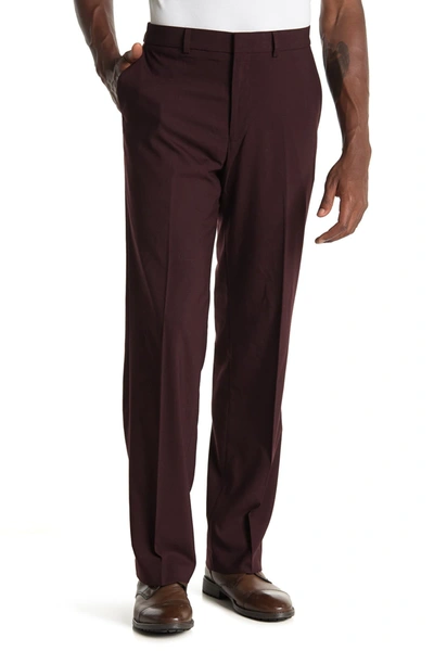 Shop Dockers Flat Front Performance Stretch Straight Dress Pants In 603wine
