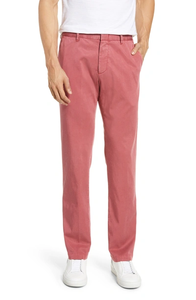 Shop Zachary Prell Aster Straight Leg Pants In Cayenne