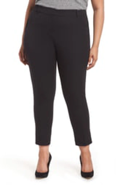 Shop 1.state Stretch Cotton Blend Twill Ankle Pants In Rich Black