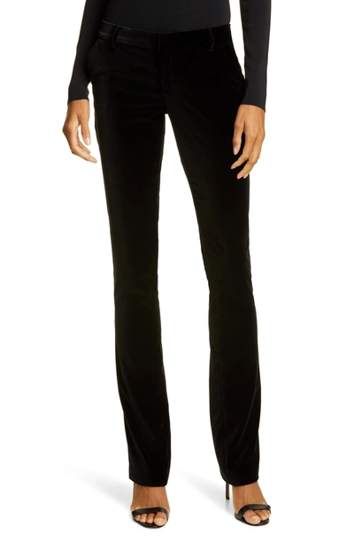 Shop Alice And Olivia Hayley Bootcut Pants In Black