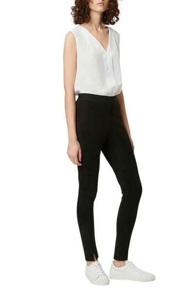 Shop French Connection Sonya High Waisted Skinny Pants In Black