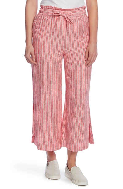 Shop Vince Camuto Wide Slit Leg Pants In Bright Ladybug