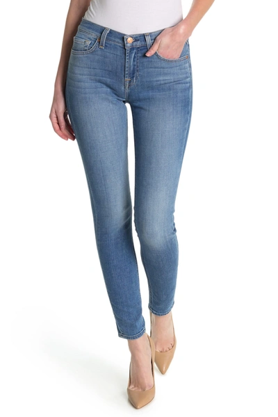 Shop 7 For All Mankind Gwenevere Skinny Jeans In Seastarbl