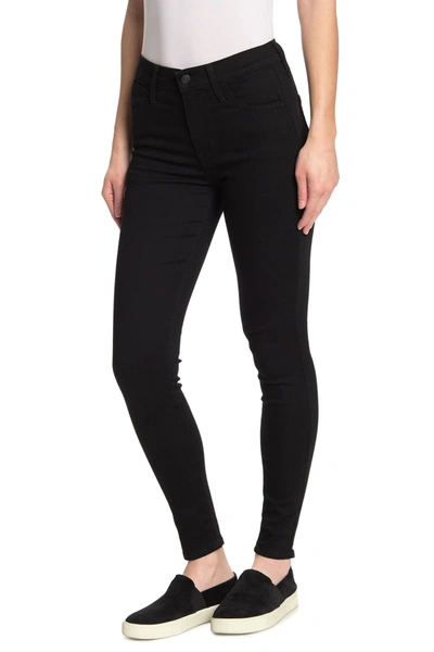 Shop Levi's 720 High Rise Super Skinny Jeans In Blackest Night