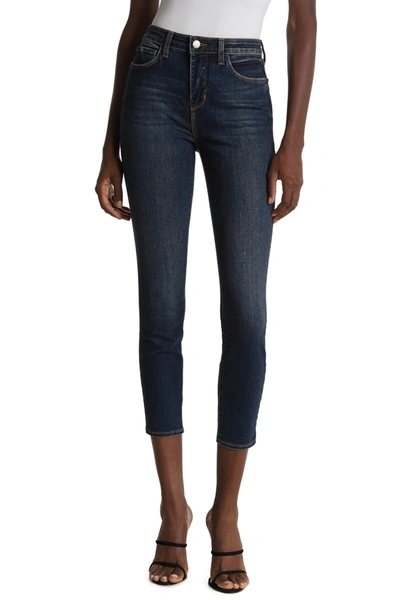 Shop L Agence L'agence Margot High Waist Crop Skinny Jeans In Fleetwood