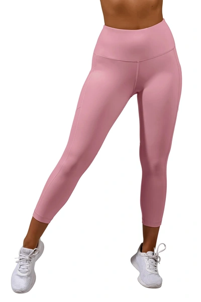 90 Degree By Reflex Power Flex High Waist Capri Leggings In French