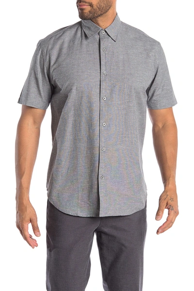 Shop Coastaoro Montage Short Sleeve Regular Fit Shirt In Black