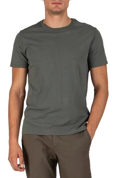Shop Atm Anthony Thomas Melillo Classic Jersey Short Sleeve Crew T-shirt In Olive Drab