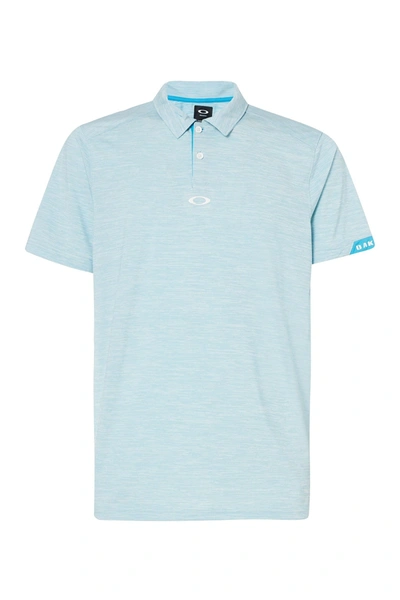 Shop Oakley Gravity Performance Polo In Atomicblue