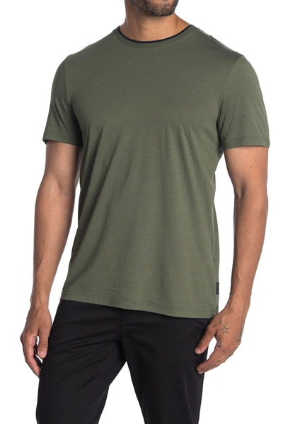 Shop Ted Baker Solid T-shirt In Khaki