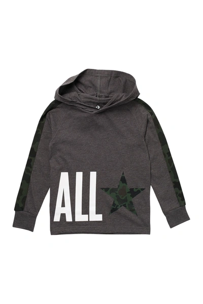 Shop Converse All Star Jersey Pullover Hoodie In 223char Ht