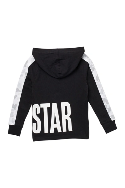 Shop Converse All Star Jersey Pullover Hoodie In 023bla-den