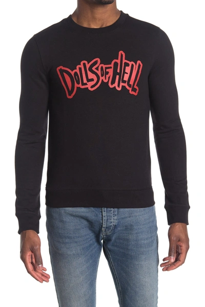 Shop A.p.c. Designer Dots Of Hell Sweatshirt In Noir