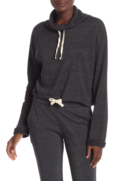 Shop Alternative Funnel Neck Pullover In Eco Black