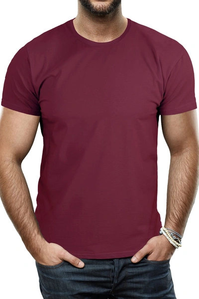 Shop X-ray Xray Flex Crewneck T-shirt In Cranberry