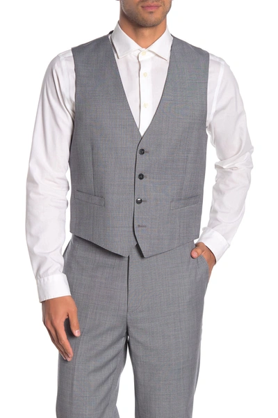 Calvin Klein Medium Grey Twill Slim Fit Suit Separate Vest | ModeSens
