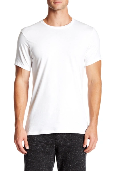Shop Calvin Klein 3-pack Cotton Crewneck T-shirts In 100 White