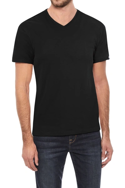 Shop X-ray Solid V-neck Flex T-shirt In Black