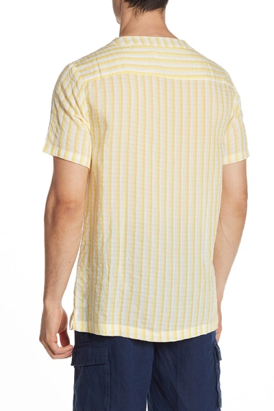 Shop Onia Luca Shirt In Soft Sun