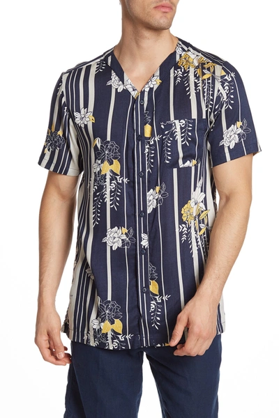 Shop Onia Luca Shirt In Deep Navy