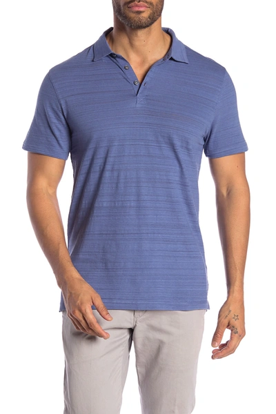 Shop Robert Barakett Oscar Short Sleeve Polo In Sky Blue