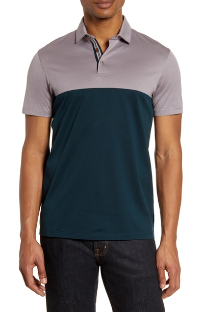 Shop Ted Baker Loop Slim Polo In Lilac
