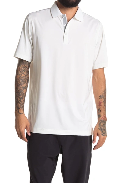 Shop Adidas Golf Adipure Essential Polo In White