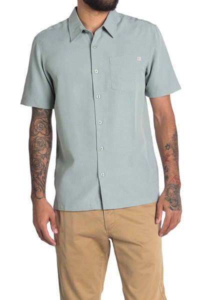 Shop Jack O'neill Liberty Regular Fit Short Sleeve Regular Fit Sport Shirt In Aquamarine