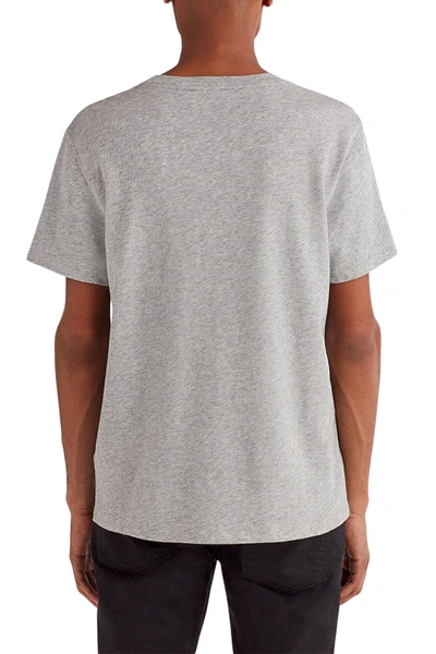 Shop 7 For All Mankind Boxer Pocket T-shirt In Hea Grey