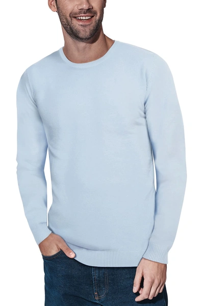Shop X-ray Xray Crewneck Knit Sweater In Powder Blue