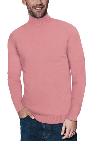 Shop X-ray Turtleneck Pullover Sweater In Dusty Mauve
