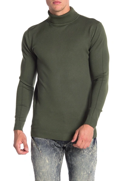 Shop X-ray Xray Turtleneck Pullover Sweater In Olive