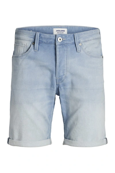 Shop Jack & Jones Rick Icon Denim Shorts In Blue Denim