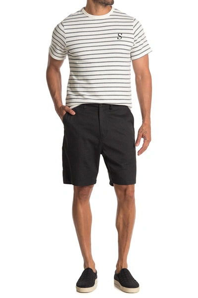 Shop Saturdays Surf Nyc Lorenzo Carpenter Denim Shorts In Black