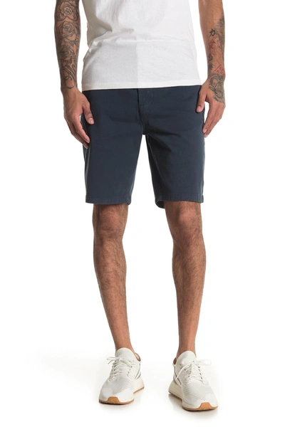 Shop Hudson Relaxed Chino Shorts In Midnight N