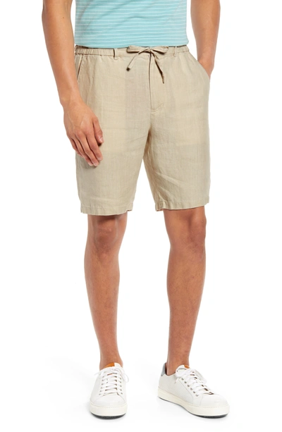Shop Vince Lightweight Drawstring Shorts In Desert Sand